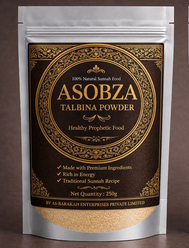 ASOBZA Talbina Powder 250g | 100% Natural Sunnah Food | Traditional Sunnah Recipe